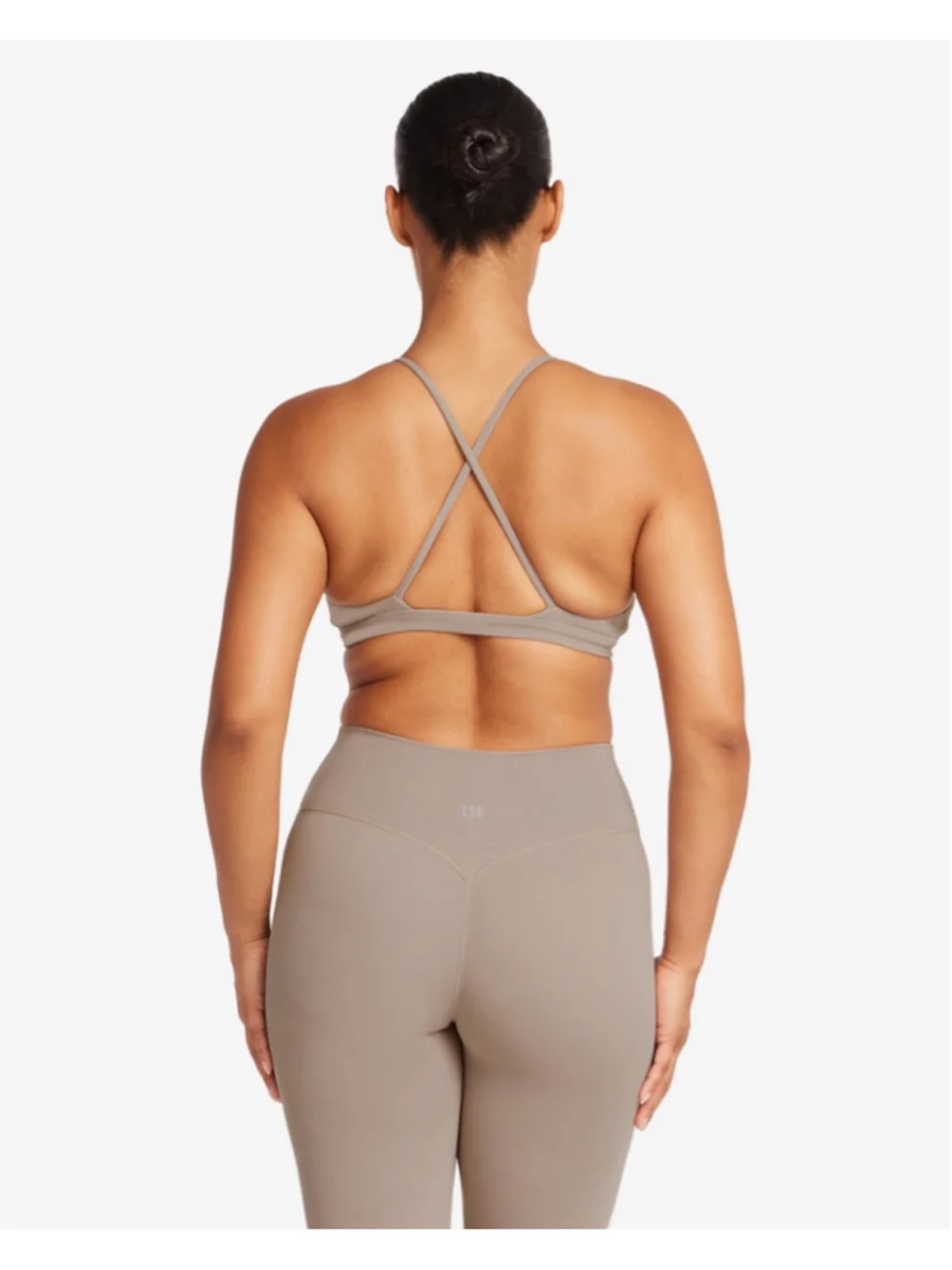 Women's CSB Beige Form Noa Crop Sports Bra L - Picture 4 of 8